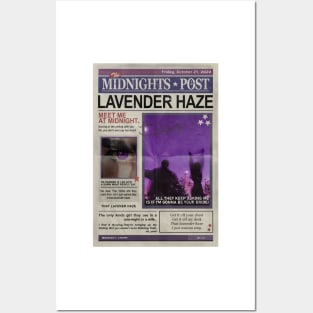 Stay, In That Lavender Haze Newspaper Posters and Art